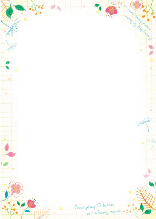 学生用品 影印纸a4打印纸 带花纹图案彩色花边信纸_双氙车灯改装网