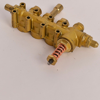 高压清洗机配件ql380型洗车机洗车泵配件铜块铜泵铜泵头