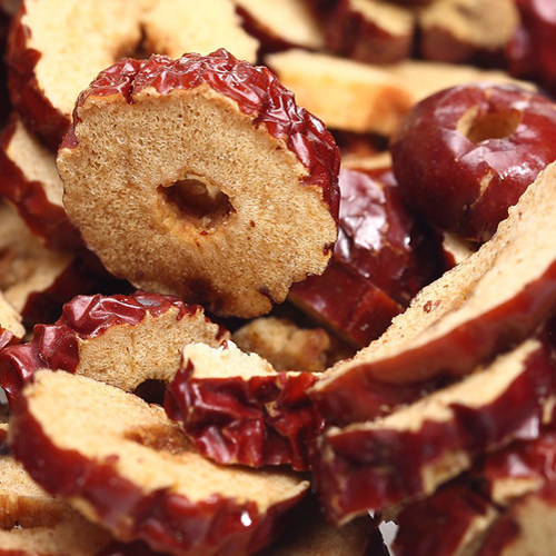 红枣片 红枣干500g 枣子圈泡茶新疆大枣 无核香酥脆枣干 包邮