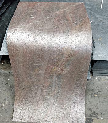 进口超薄天然石材石皮,超薄拓采岩拓采岩,可弯曲天然薄石材