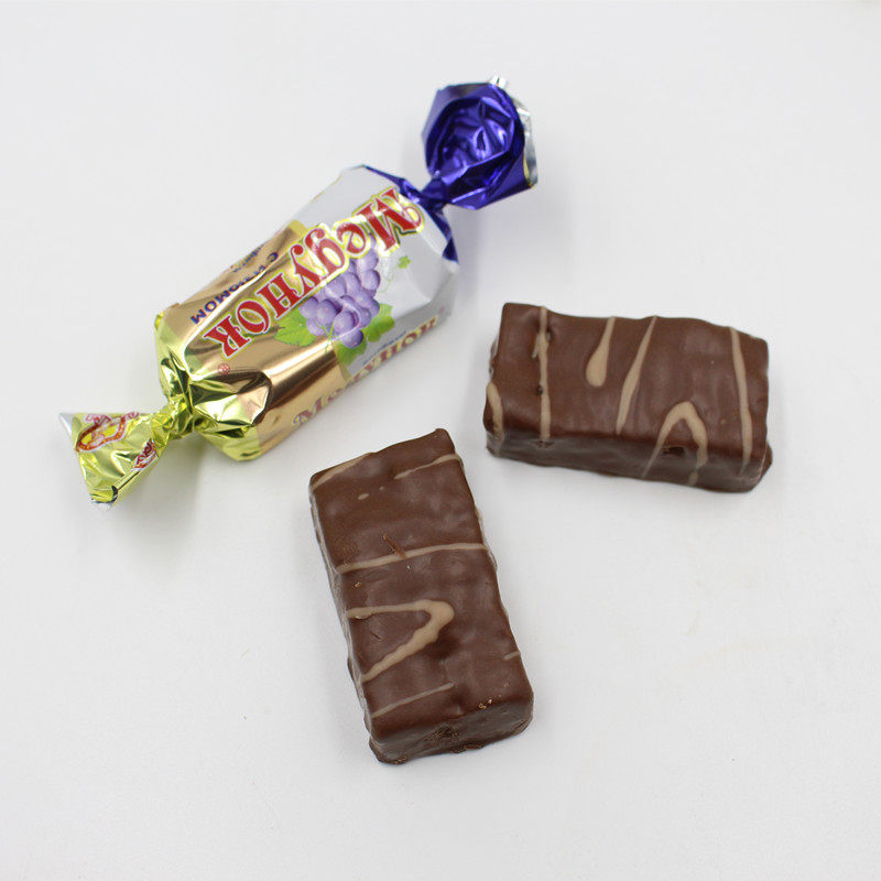 俄罗斯进口零食品糖果三颗榛子巧克力夹心威化糖散装喜糖250g