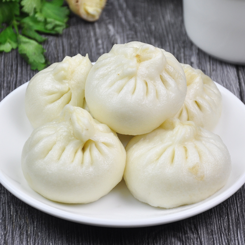三和四美 三丁包360g/袋12个扬州特产点心竹笋肉包包子小笼包