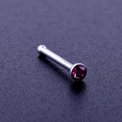 钛钢防过敏镶钻隐形迷你小鼻钉奥地利水晶闪亮鼻钉穿刺饰品