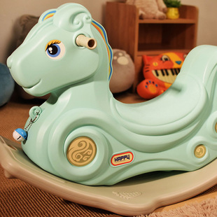 正云婴儿宝宝摇椅音乐木马摇摇马婴儿玩具周岁儿童摇摇马礼物