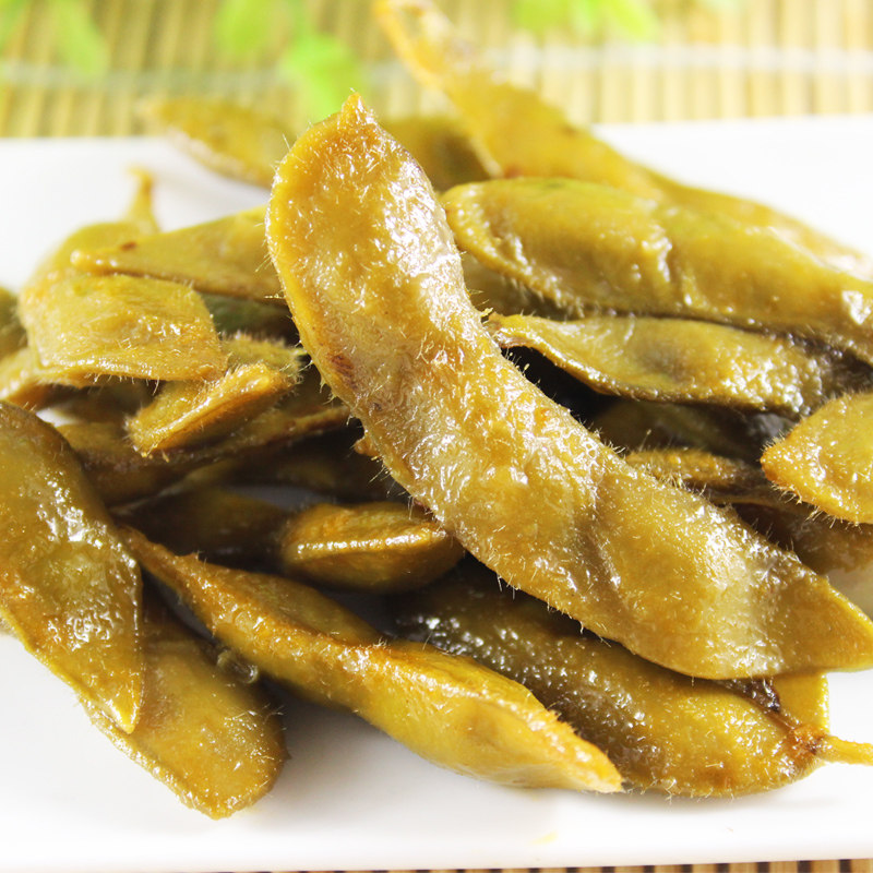 湖南特产章鸭子毛豆30g*25包香辣味爆辣味酱板熟食毛豆两盒装零食