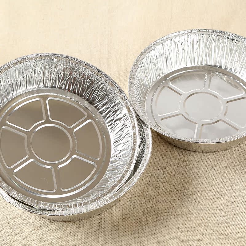 1425深锡盘 49.5元/125个 烧烤盘 铝箔锡纸盘 烤脑花碗 铝圆盘包