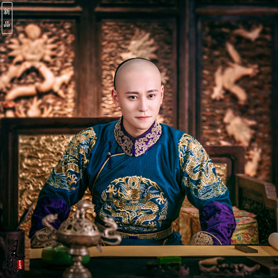 龙珠传奇秦俊杰康熙同款古装清朝满族皇帝贝勒常服太子服阿哥服