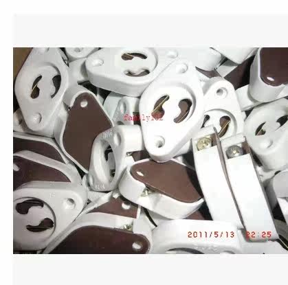 t8荧光支架灯启辉器灯脚 菱形日光灯启辉器座 可固定启辉器底座