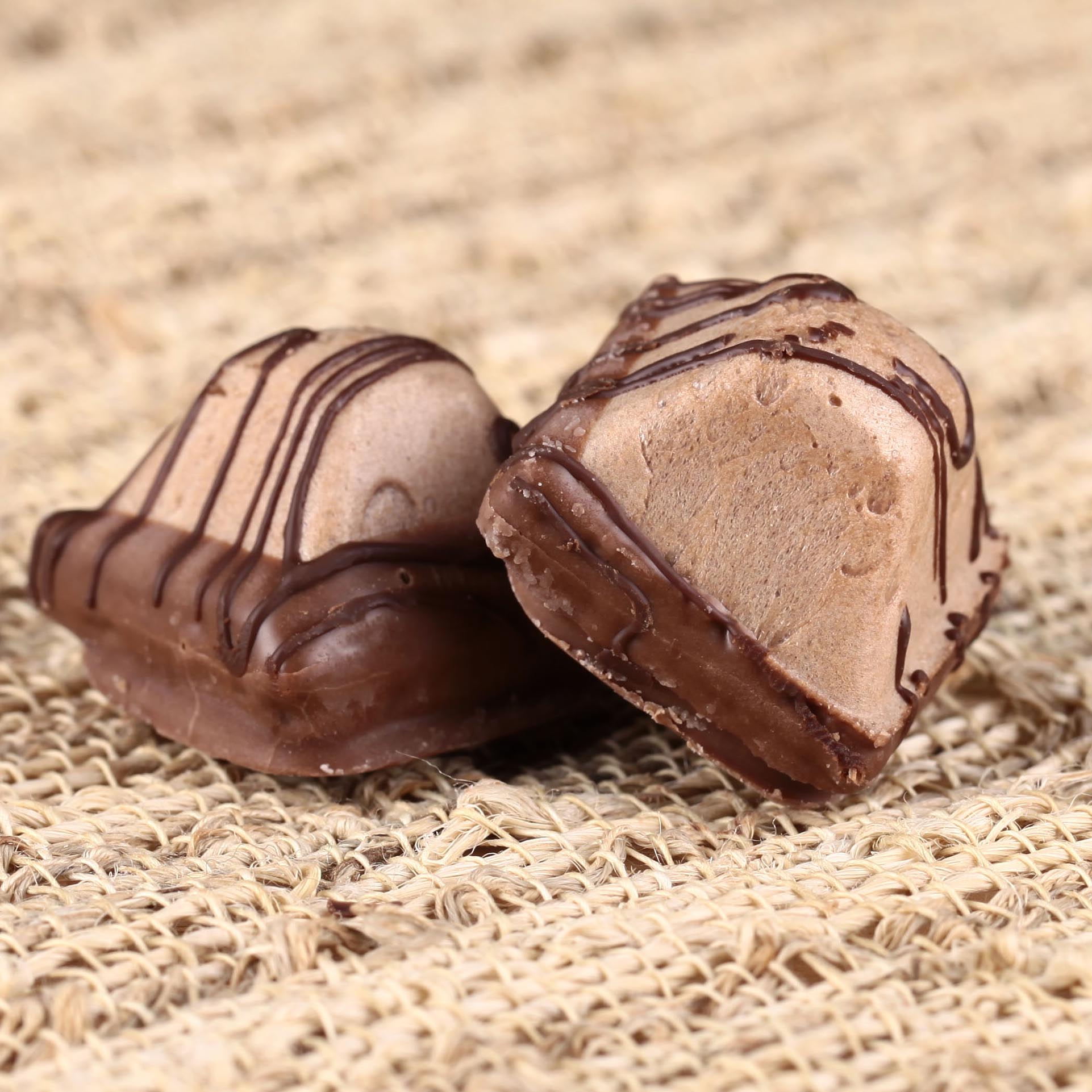 俄罗斯abk埃米利奥 咖啡夹心巧克力太妃糖牛轧糖喜糖满39包邮_爱酷商