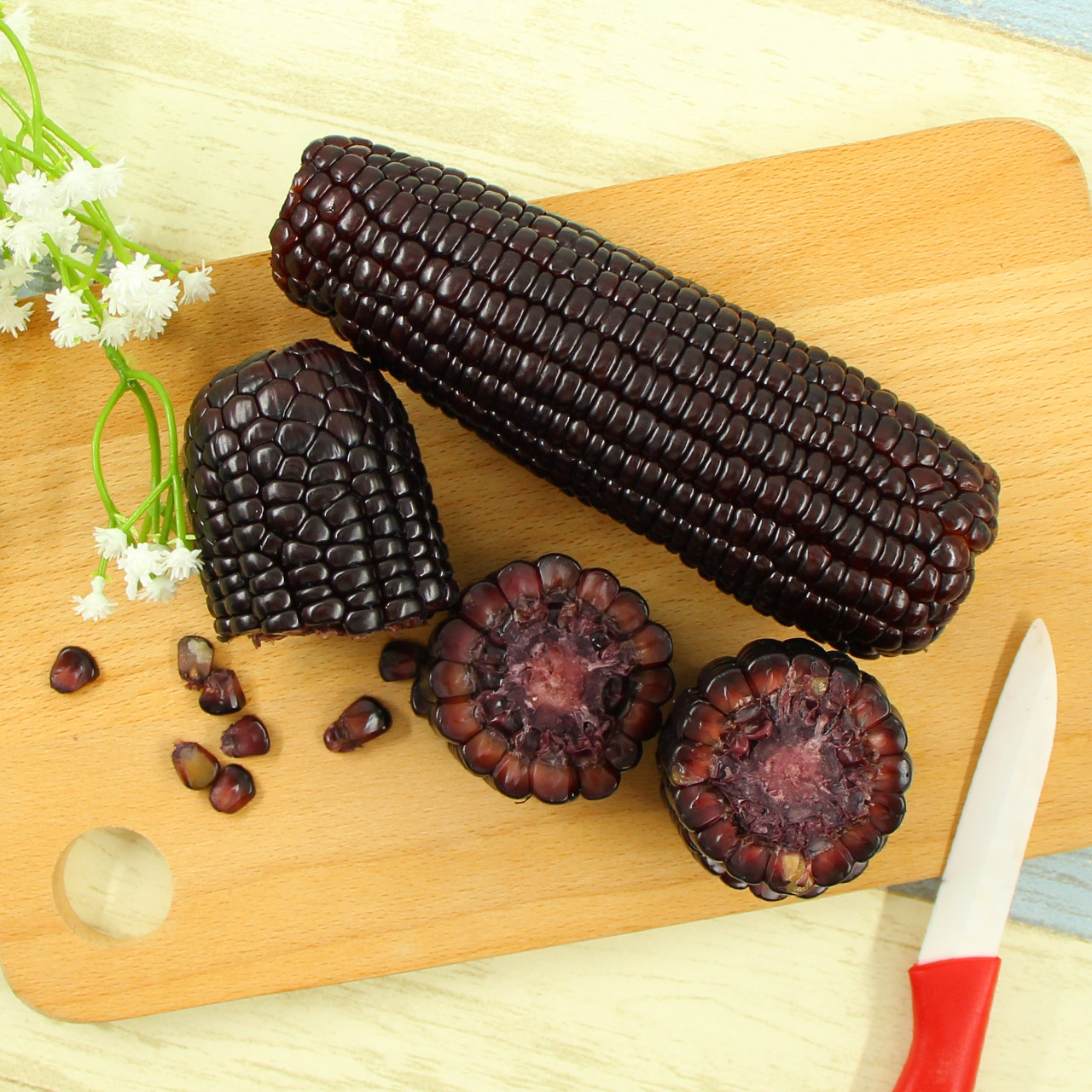 【dole都乐】都乐非转基因黑糯玉米棒6根 真空包装蔬菜单根约200g