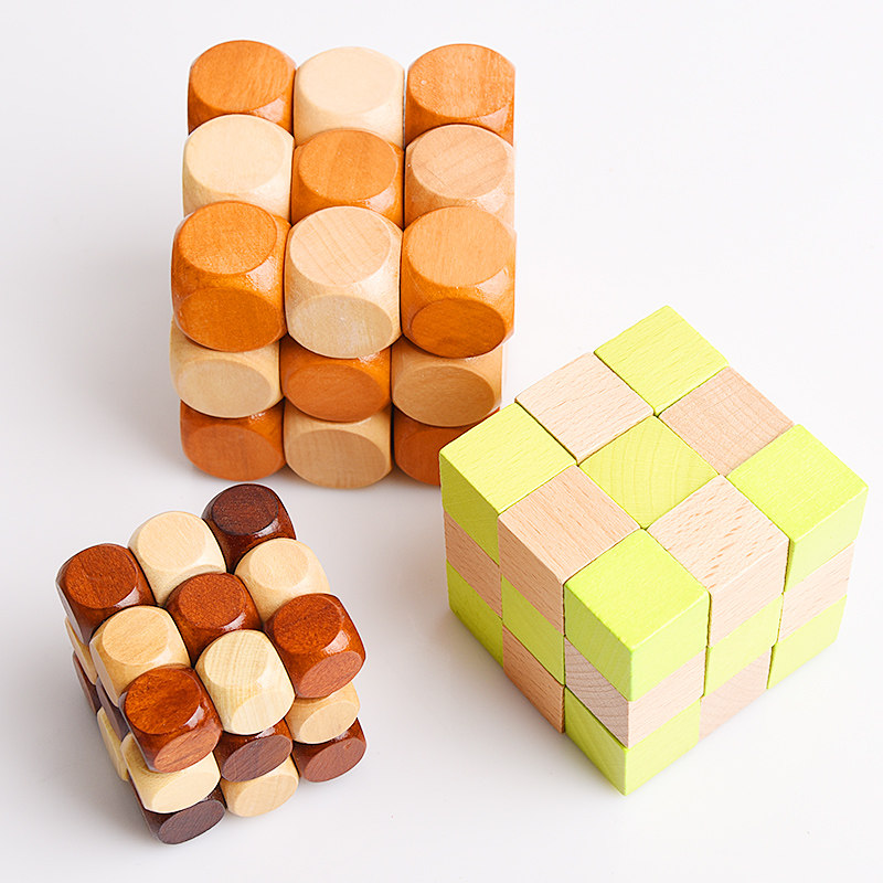 神龙摆尾 孔明锁 鲁班锁 儿童成人益智玩具