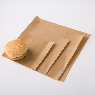 牛皮纸汉堡纸 一次性食品包装纸面包三明治烤鱼防油纸饭团纸