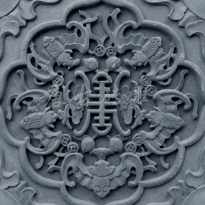 唐古砖雕 仿古砖雕浮雕墙砖装饰照壁影壁墙中式古建 五福捧寿