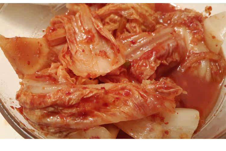 正宗韩式韩国手工泡菜 大同江辣白菜 朝鲜族腌制泡菜 500g