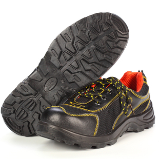 夏季透气防臭男女轻便舒适安全鞋防砸绝缘耐磨实心底防护鞋