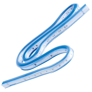 台湾雅趣硕美 纸样必备 缝份圈/画心不规则图形描线轮 3/5/7/10mm