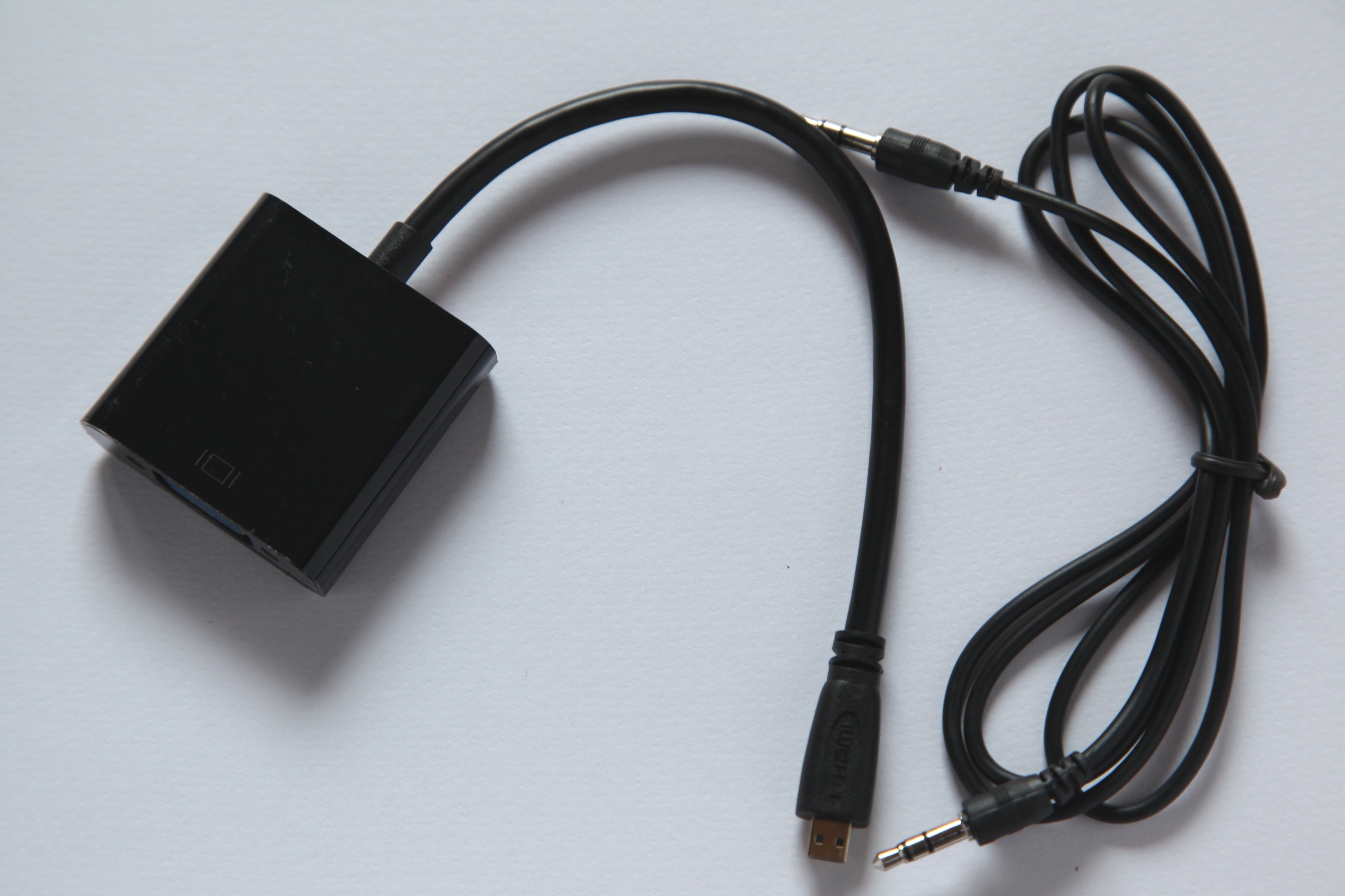 三星超级本电脑连接投影仪微型micro hdmi 转vga接口转换器线包邮