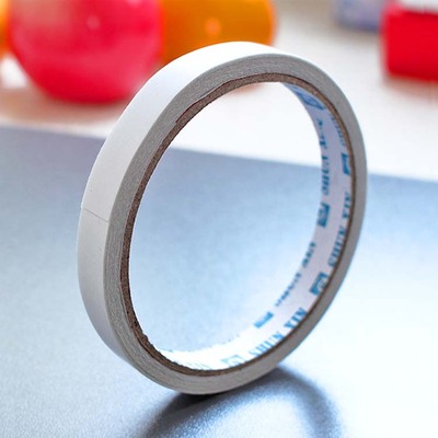 强力超薄双面胶 宽胶纸粘性胶带条无痕透明双面整卷办公用品装饰