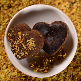 红糖 甘蔗桂花手工心形胃不好就喝它 老塘子牌云南黑糖桂花红糖块280g