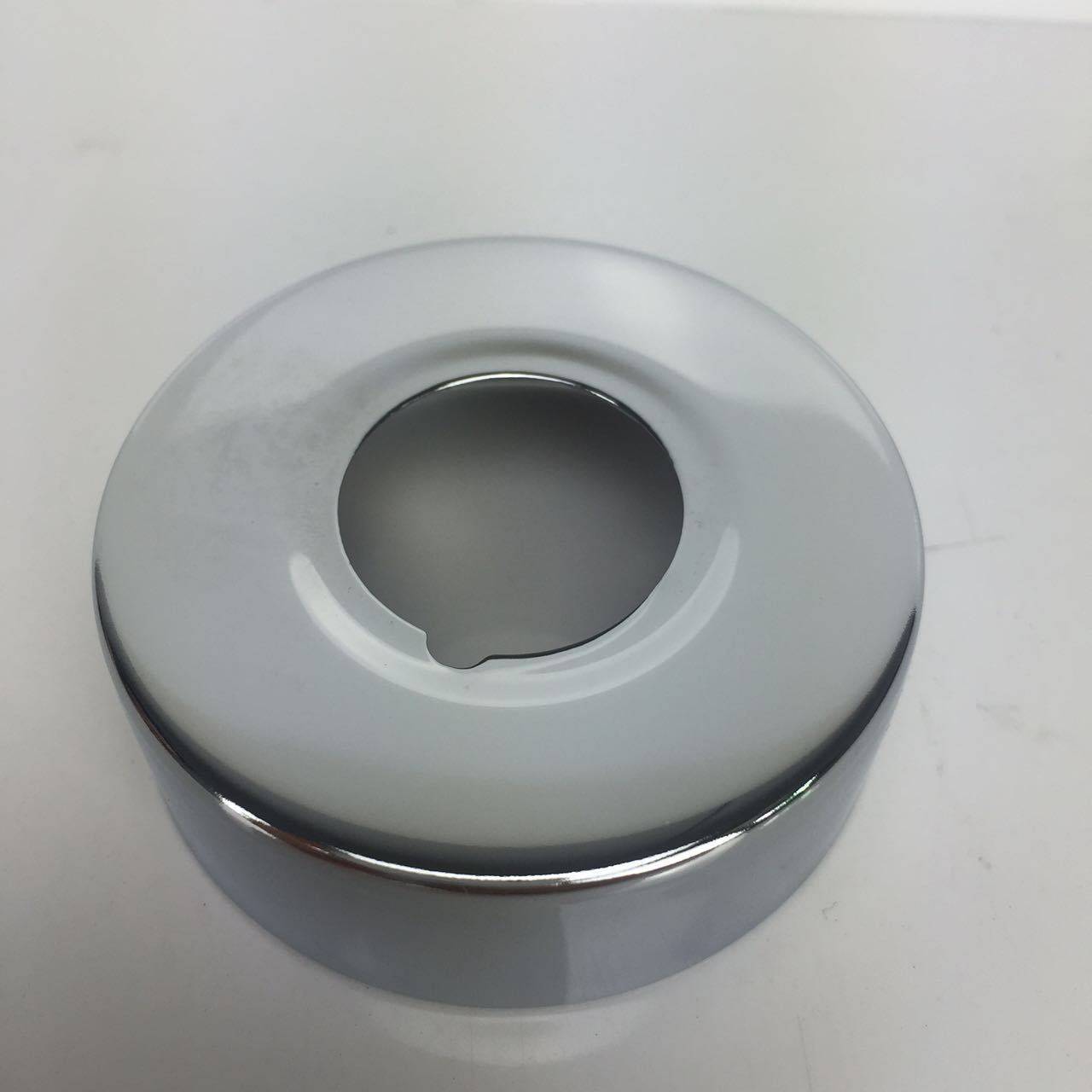 淋浴花洒混水阀安装配件 6分不锈钢装饰盖遮丑盖加厚内径25mm扣盖