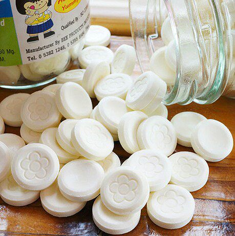 儿童牛奶片 泰国进口贝尔甜味奶糖 25g 婴幼儿零食牛