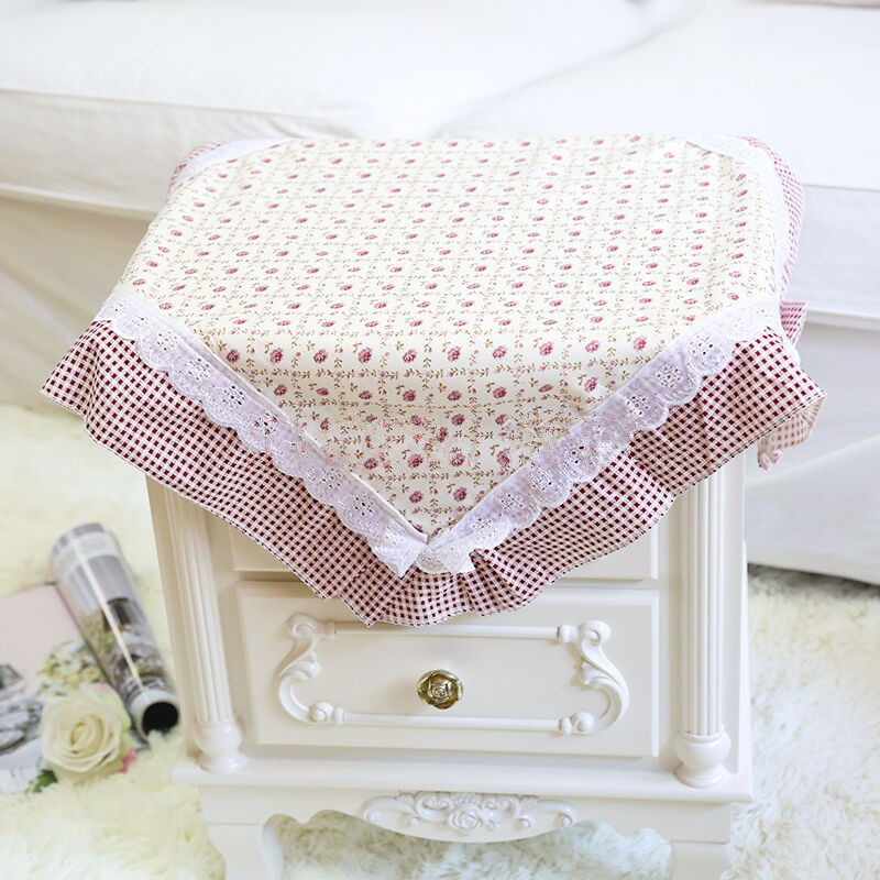 包邮桌子布餐桌布茶几布床头柜电冰箱洗衣机电视防尘罩子欧式盖