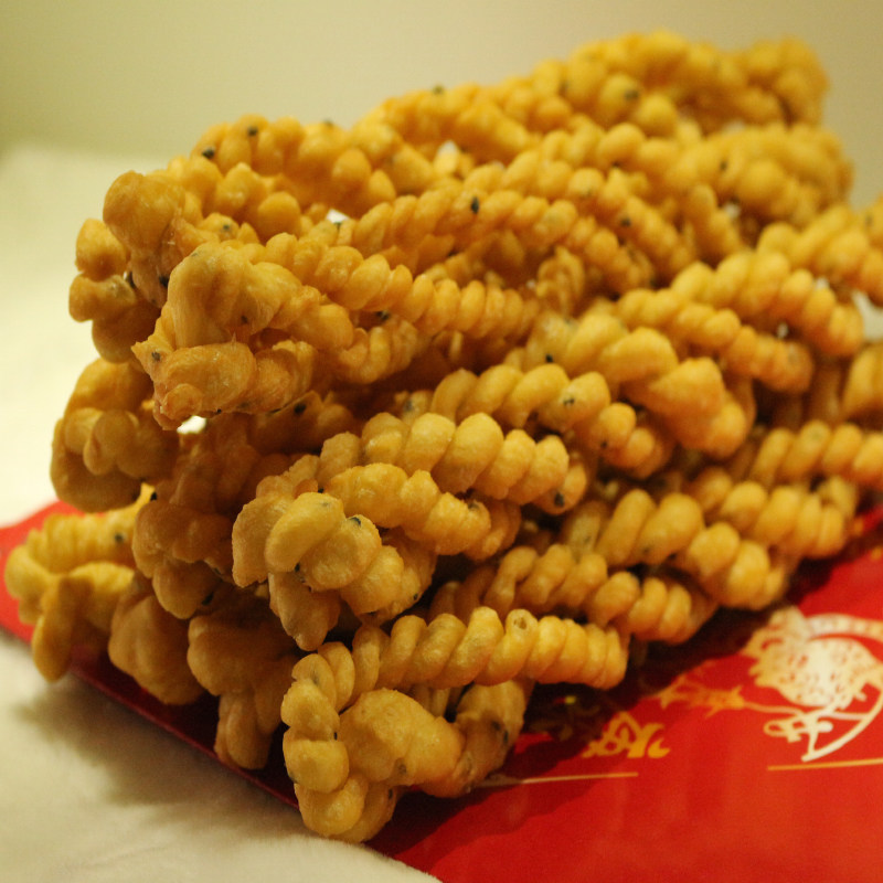 河南特产 正宗汝阳上店 纯手工酥脆黑芝麻麻花传统名吃零食包邮