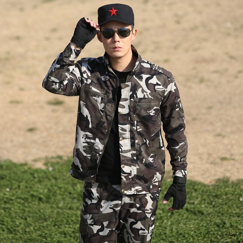 特种兵野战作训服户外训练扩展军训军迷服工作服装迷彩服套装男女