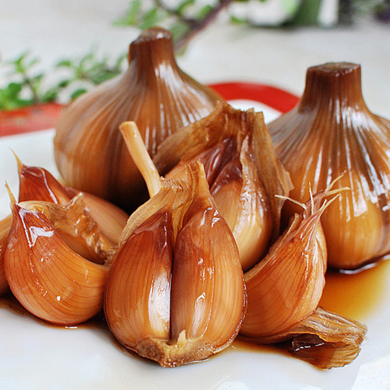 姜老大糖醋蒜糖蒜酱汁腌大蒜头泡菜火锅伴侣甜蒜头1500g莱芜特产