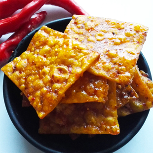 湖南香辣豆干大块豆干黄金泡泡豆干休闲开胃地方特色小吃豆腐制品