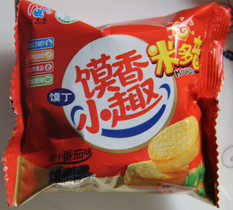 米多奇馍香小趣馍丁烤香馍片1500g办公小吃零食品小包饼干包邮
