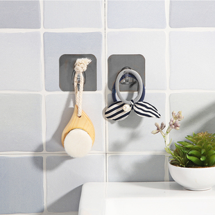 无痕吸盘挂钩粘钩排钩强力粘胶壁挂钩卫生间浴室免钉粘钩包包挂钩