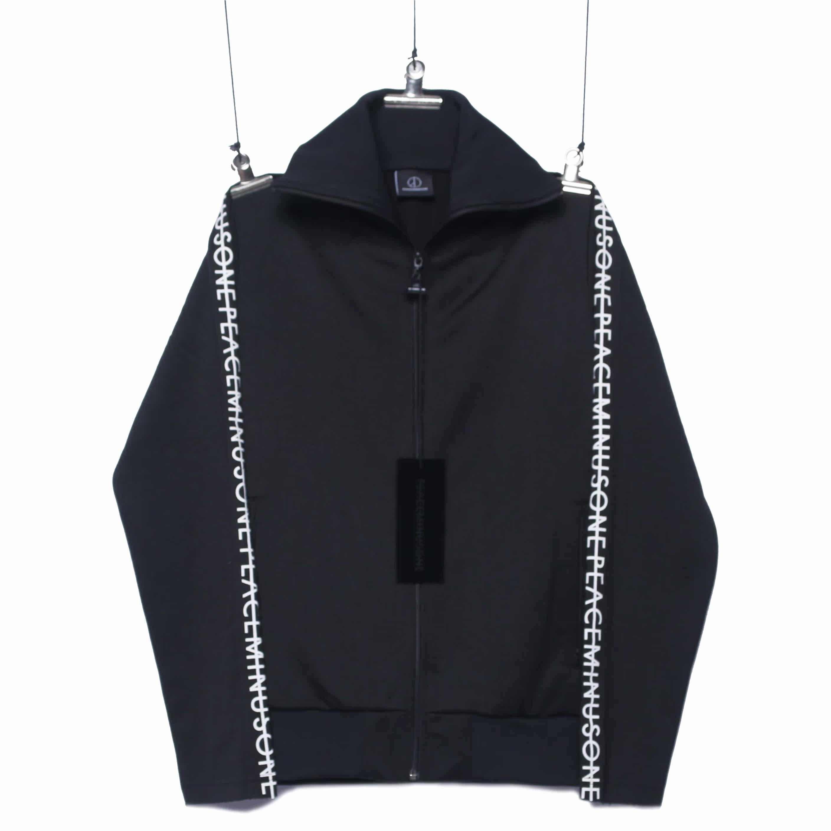 gd同款peaceminusone胶印白色logo运动套装高领修身运动衣运动裤