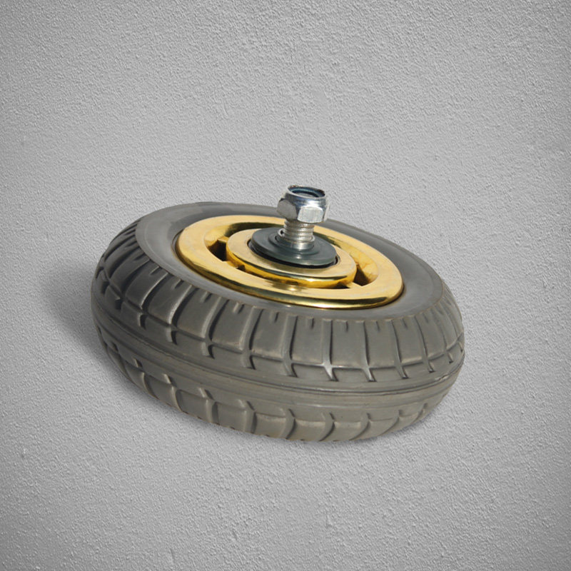 3寸4寸5寸6寸8寸万向轮轮子橡胶静音重型脚轮小推车轮子拖板车轮