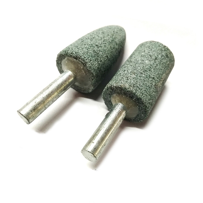 石材石雕加工工具电磨机带柄砂轮雕刻打磨砂轮子弹头柱形打磨磨头