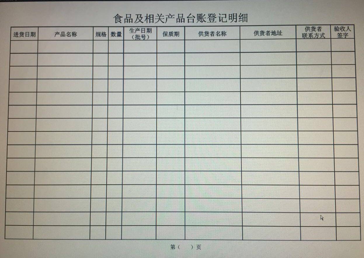 有形市场食品进货台账食品台账公司入库台账 进出库记录本5本包邮