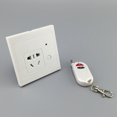 creajian创剑 86型 无线遥控插座开关墙壁插座配遥控器大功率1cb