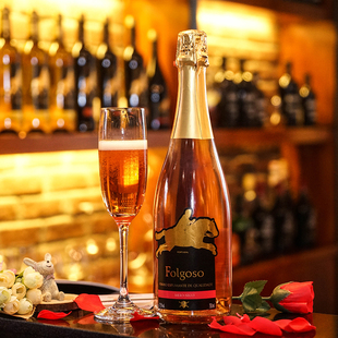 金骑士葡萄牙进口桃红起泡酒甜酒葡萄酒适合女生喝的酒粉红气泡酒