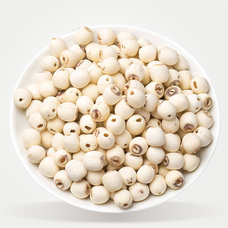 湘潭特产农家自种新鲜无芯磨皮白莲子干货去芯散装湘莲500g包邮