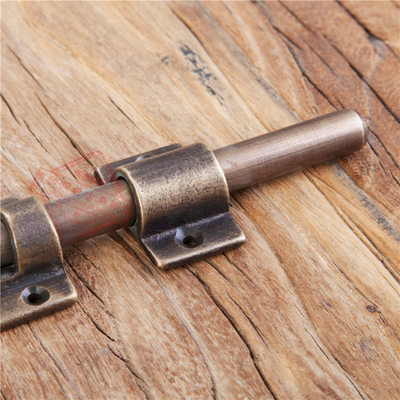 仿古中式门纯铜插销明装长插销纯铜插销门栓锁木门窗户铜插销加厚