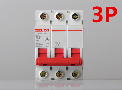 德力西空气开关dz47-63 1p 2p 3p 10a 16a 20a 25a 32a家用断路器
