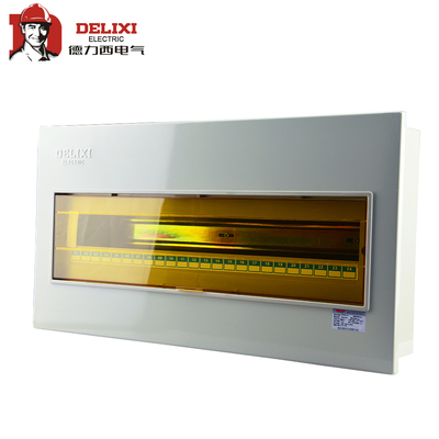 德力西 pz30-24暗装式 照明箱配电箱布线箱 单排24回路 强电