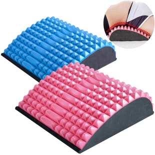 台湾进口桥式按摩轴腰桥水滴型背部腰垫瑜伽垫腰椎舒缓腰肌劳损解