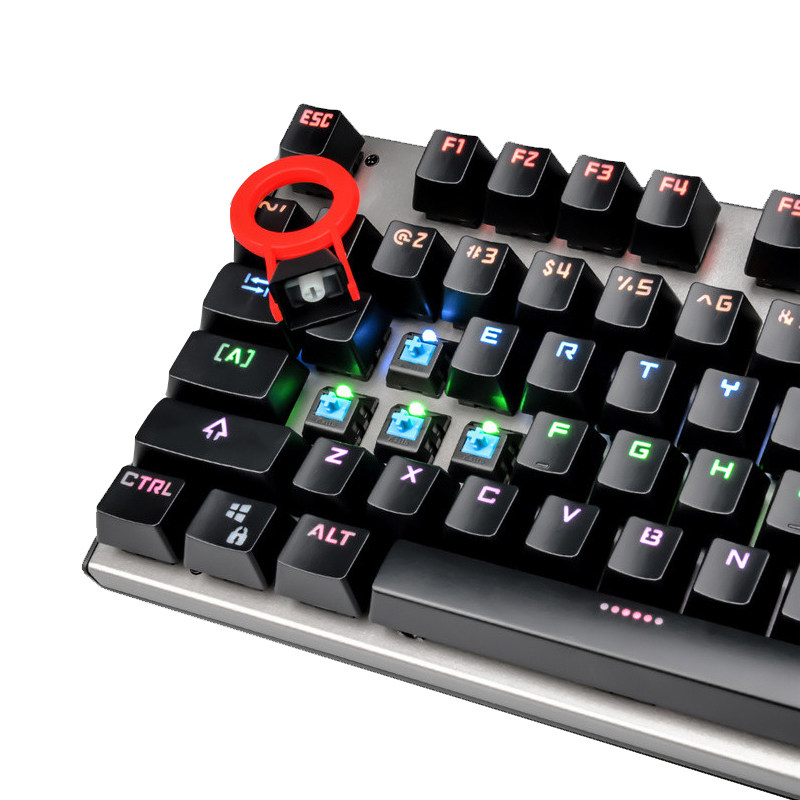 正品送礼 诺普noppoo lolita 87/104键 背光机械键盘黑轴青轴红轴