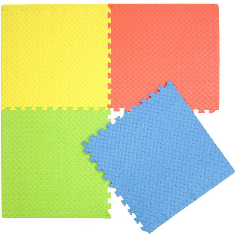 明德环保泡沫地垫儿童eva地垫 60*60*2.5cm树叶纹