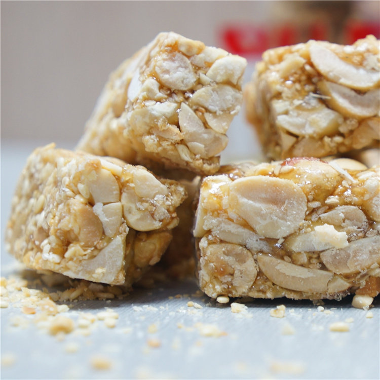 2袋包邮汕头美食每刻小食豆方低糖咸香白芝麻花生糖点心潮汕配茶