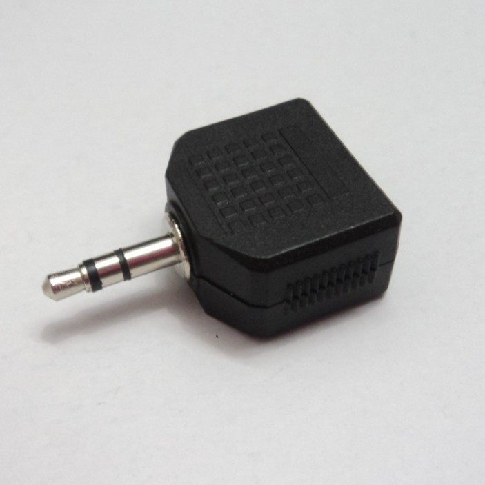 3.5mm音频扩展器一公二母立体声适配器2母1公3.5转接头耳机分线器