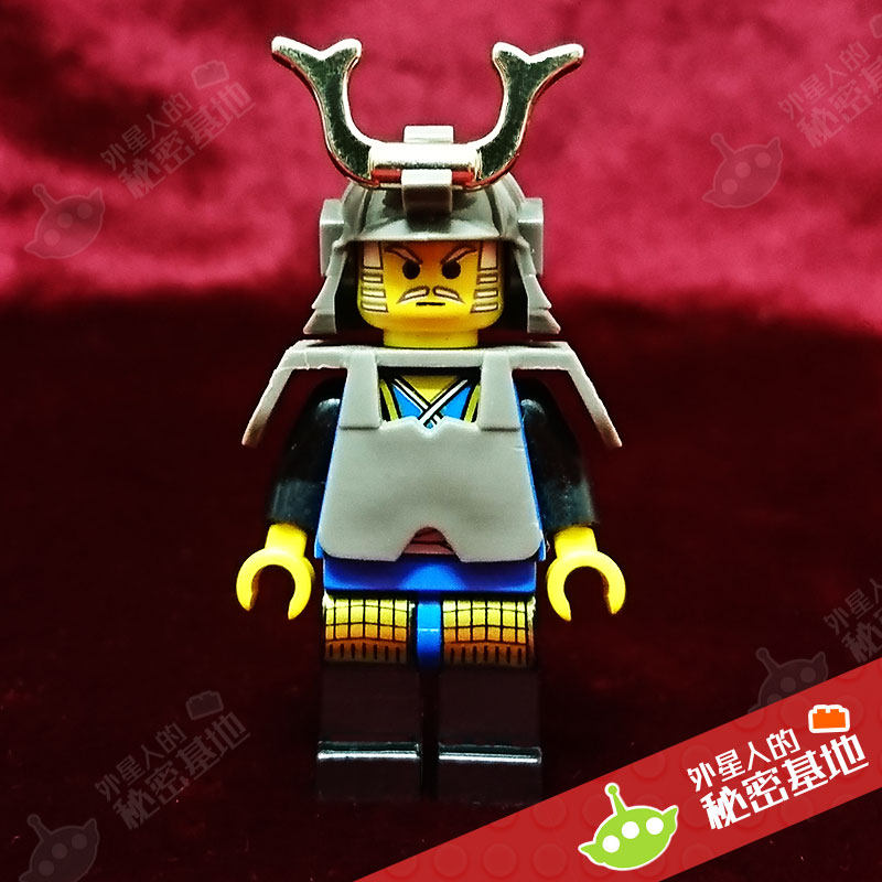 乐高lego 人仔 绝版稀有 中古城堡 幕府将军 日本武士 cas 6089