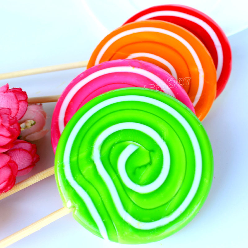 50克双面色波板棒棒糖 两面不同色 圣诞礼物 40支装 1.5元一支