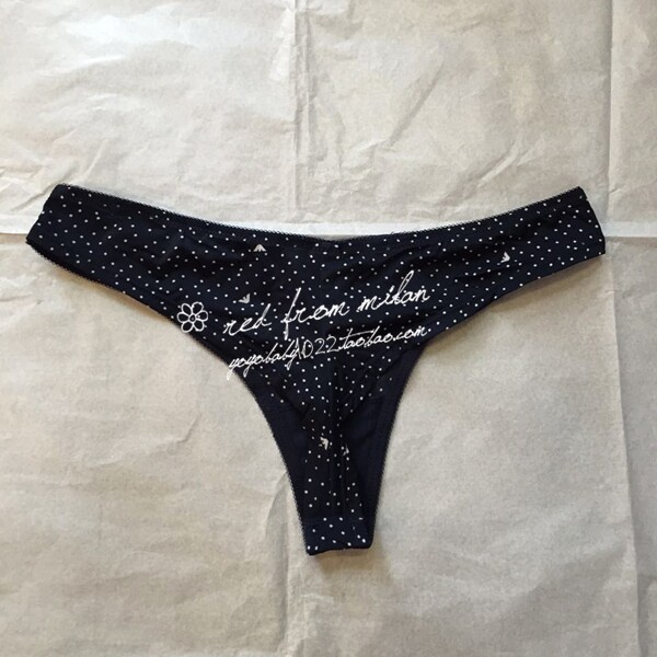 [red]意大利代购16春夏emporio armani女士点点丁字内裤